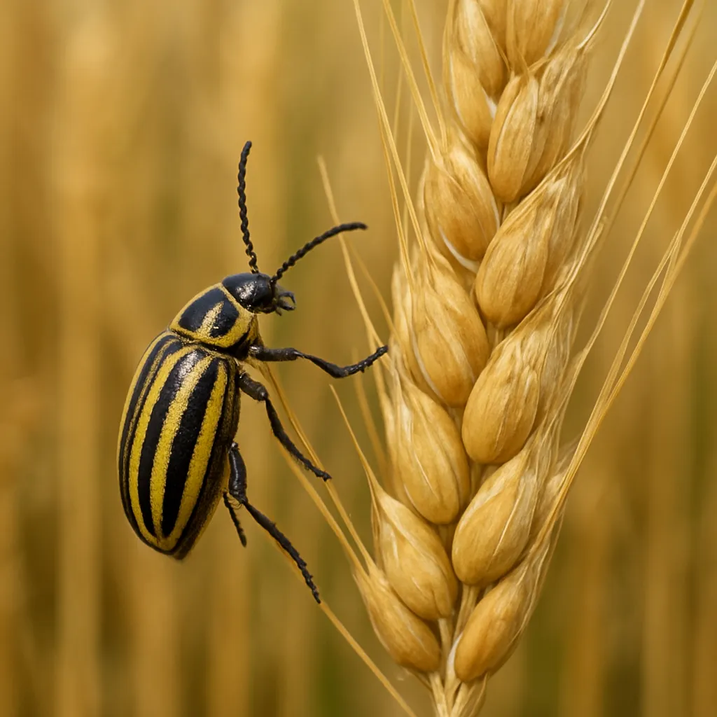 Chrząszcz pasiak – zboża