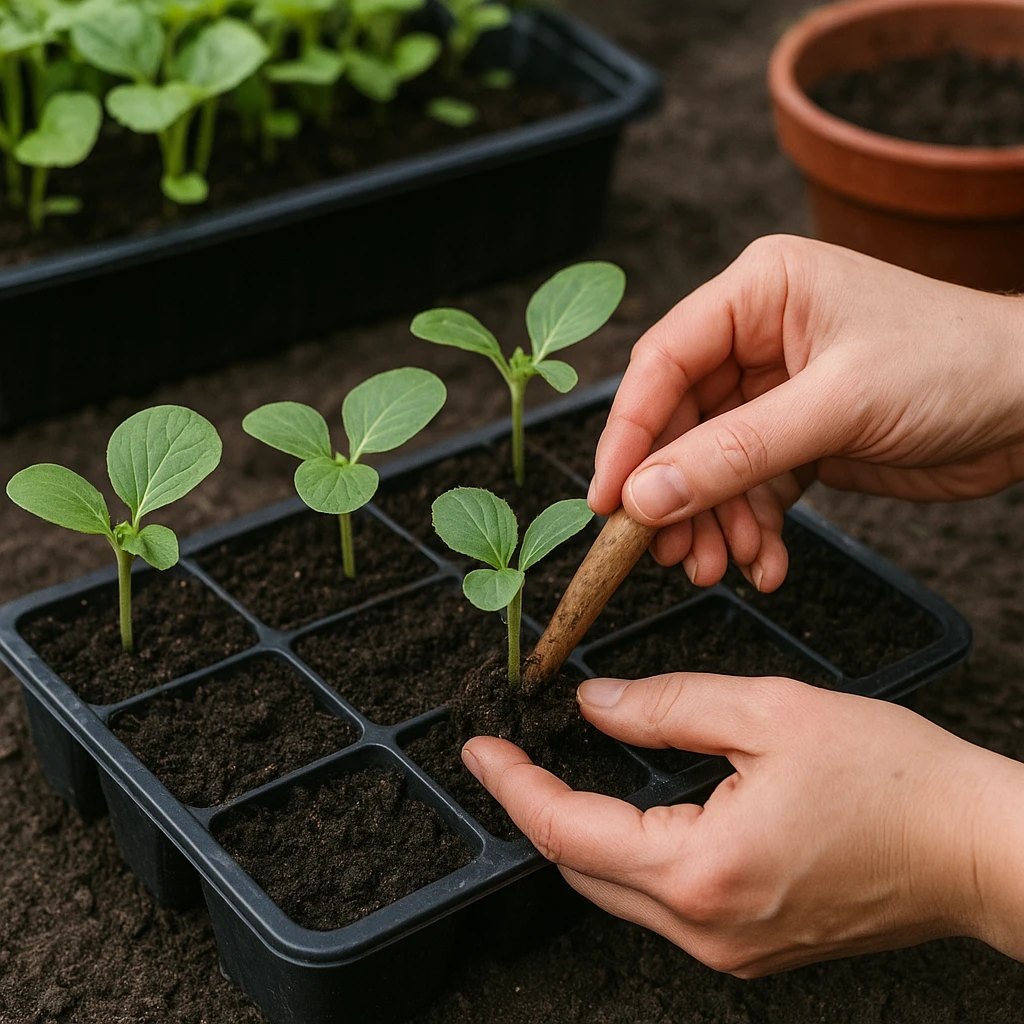 Jak prawidłowo pikować rozsadę warzyw