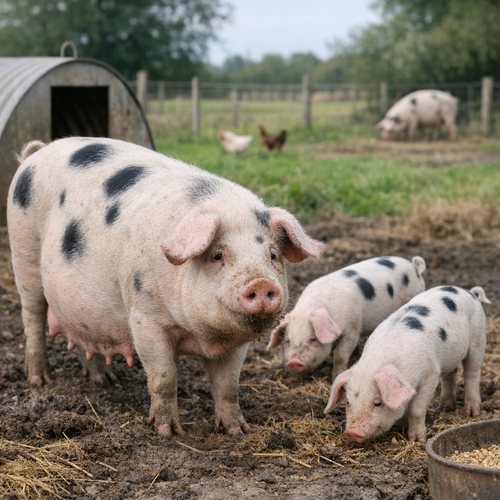 Gloucestershire Old Spots – Sus scrofa domesticus – trzoda chlewna