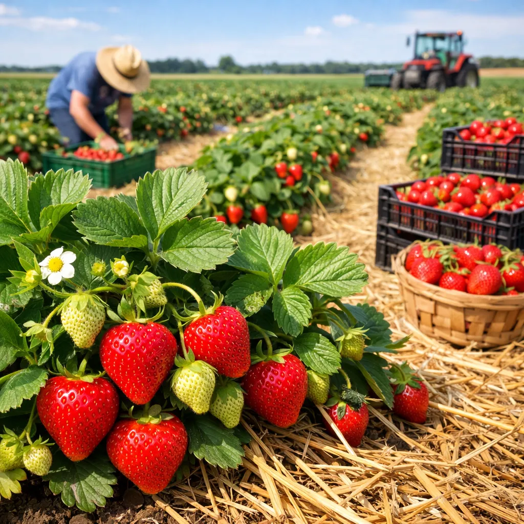 Truskawka – Fragaria ×ananassa (roślina sadownicza)