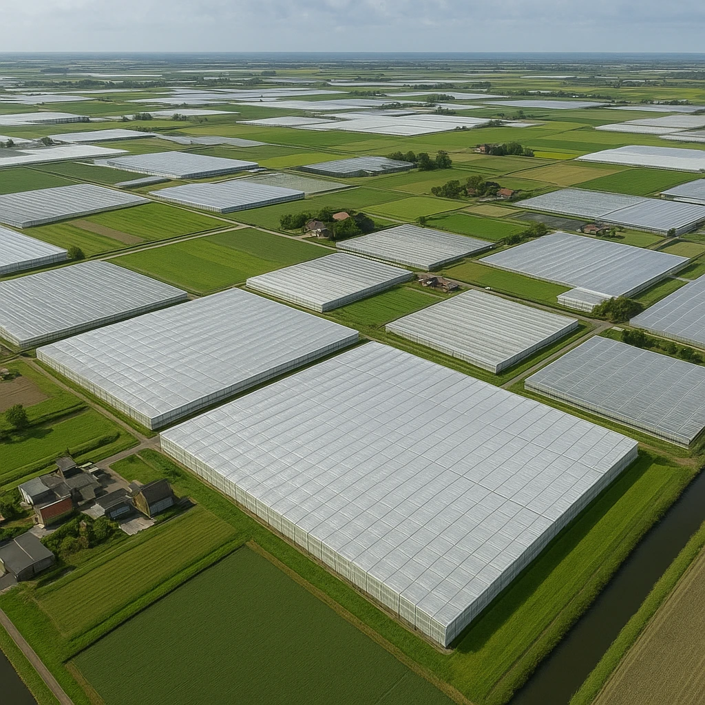 Największe gospodarstwa szklarniowe w Holandii