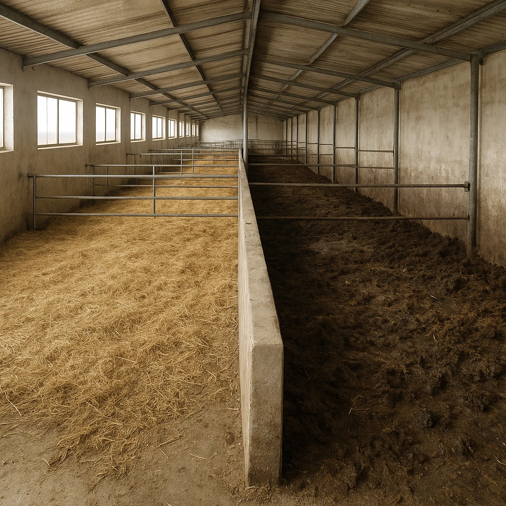 Strefy czyste i brudne w budynkach inwentarskich