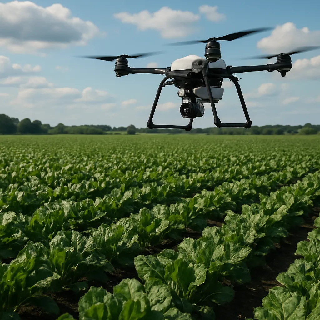 Wykorzystanie dronów w monitoringu plantacji buraka cukrowego