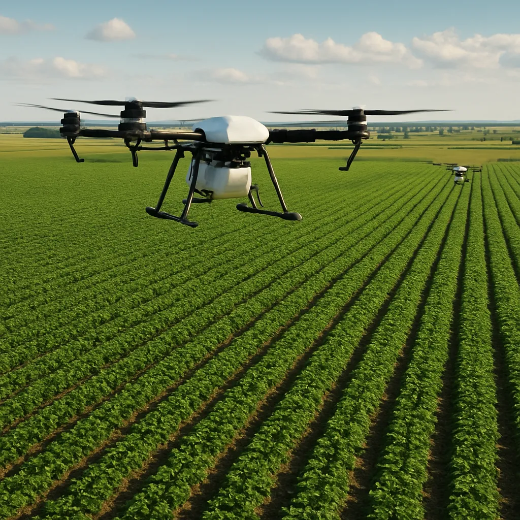 Drony rolnicze w dużych gospodarstwach powyżej 500 ha