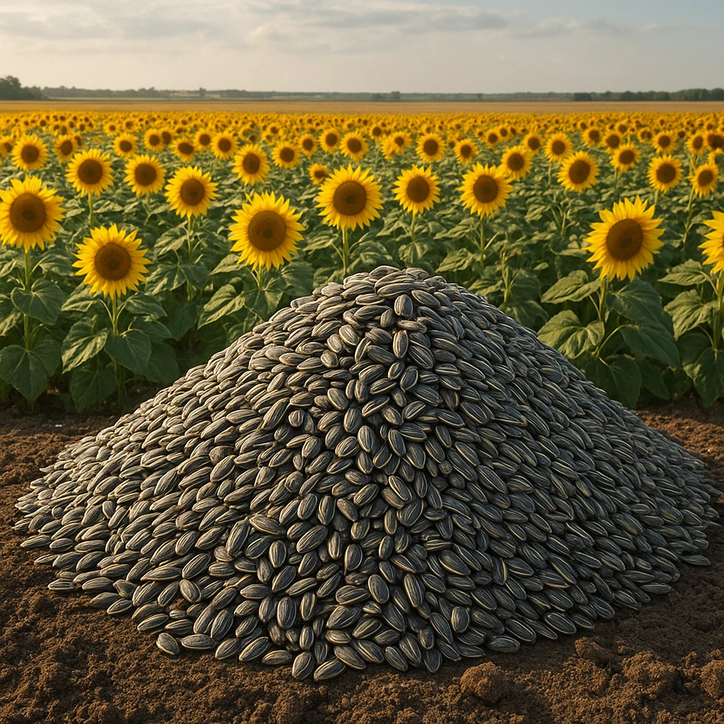 Rekordowy zbiór słonecznika z jednego hektara