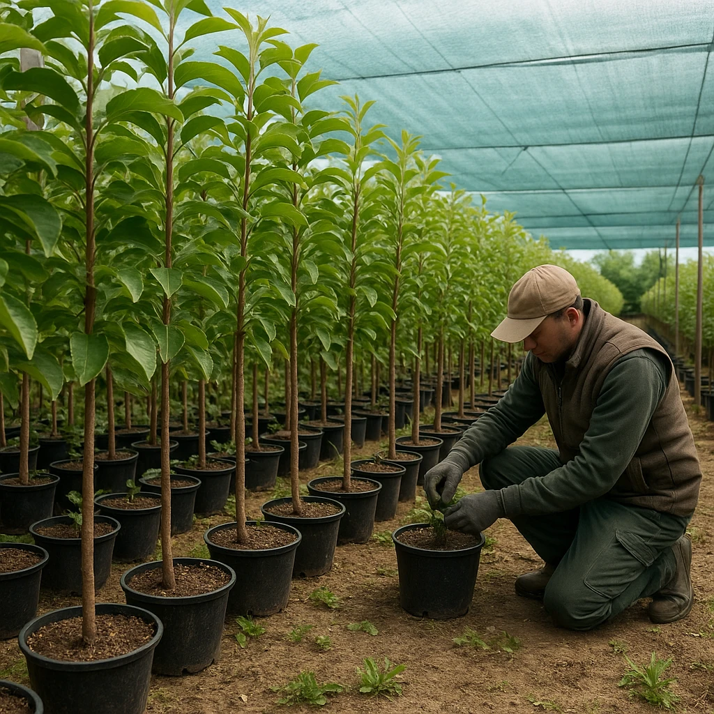 Produkcja materiału szkółkarskiego drzew owocowych
