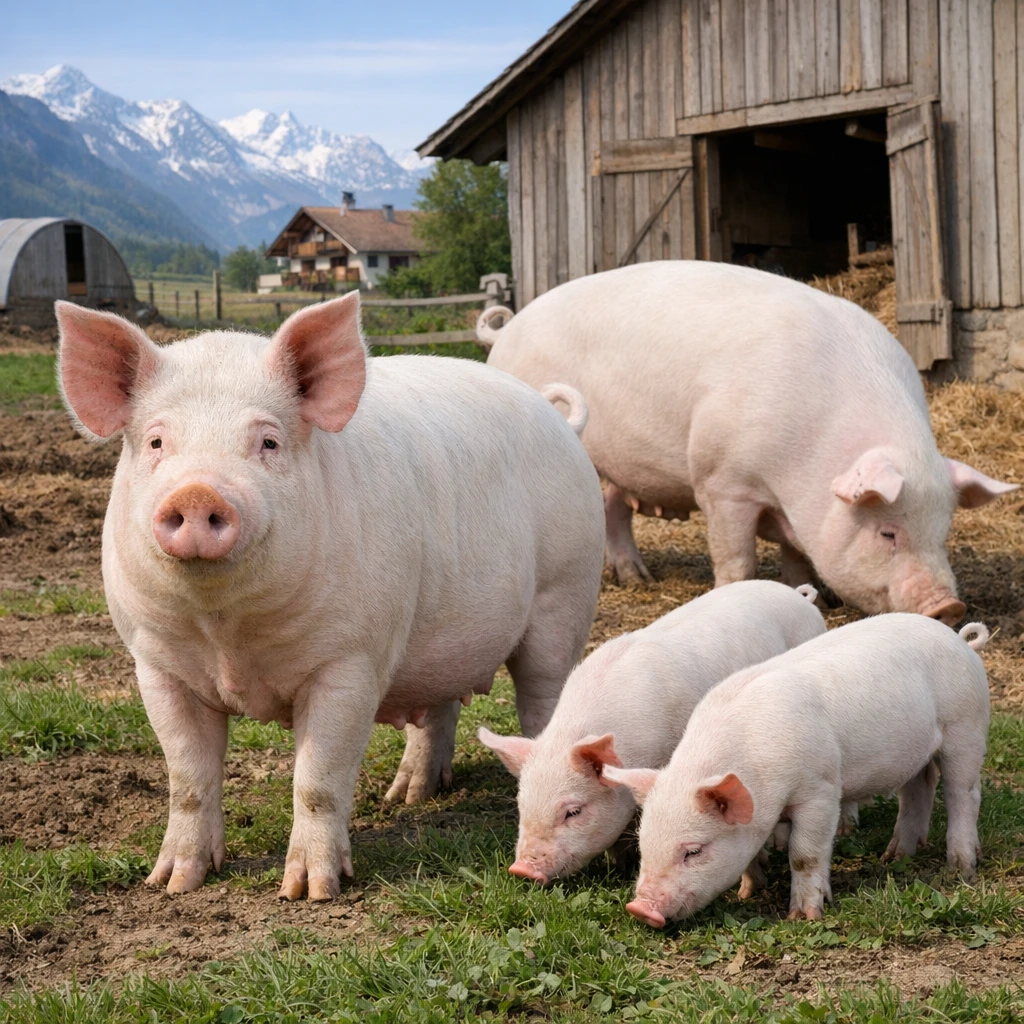 Swiss Large White – Sus scrofa domesticus – trzoda chlewna