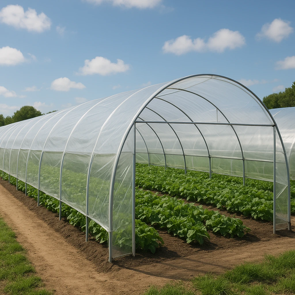 Nowoczesne tunele foliowe – wybór konstrukcji i folii