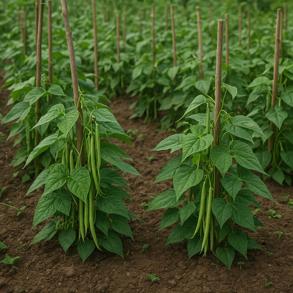 Uprawa fasoli tycznej na małych areałach