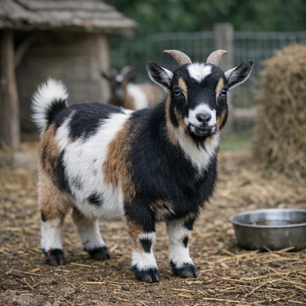 Nigeryjska karłowata – Capra hircus – koza miniaturowa