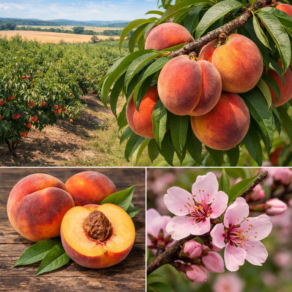 Brzoskwinia zwyczajna – Prunus persica (roślina sadownicza)