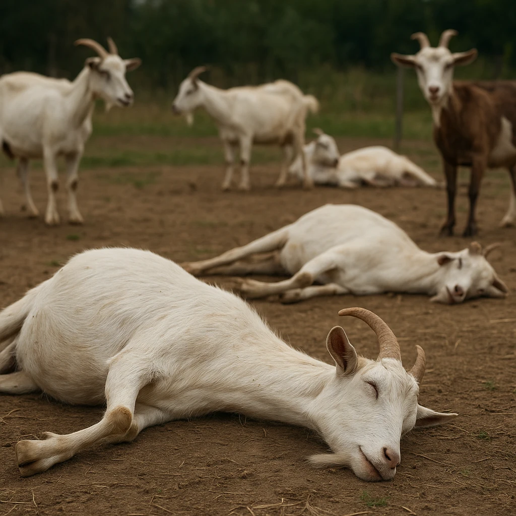 Enterotoksemia u kóz – nagłe upadki w stadzie