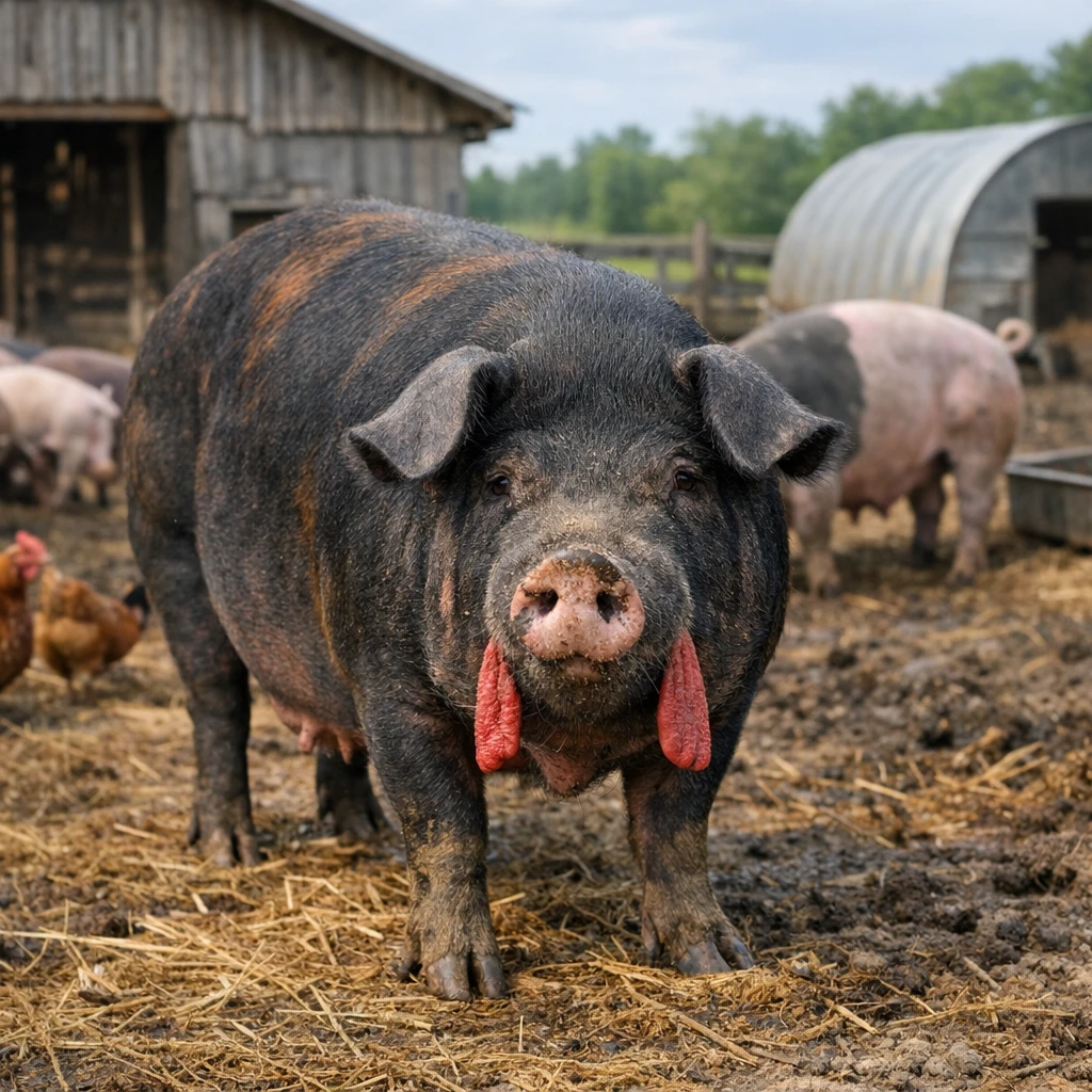 Red Wattle – Sus scrofa domesticus – trzoda chlewna
