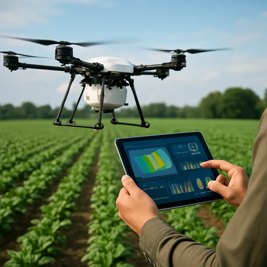 Drony rolnicze a cyfrowe zarządzanie gospodarstwem