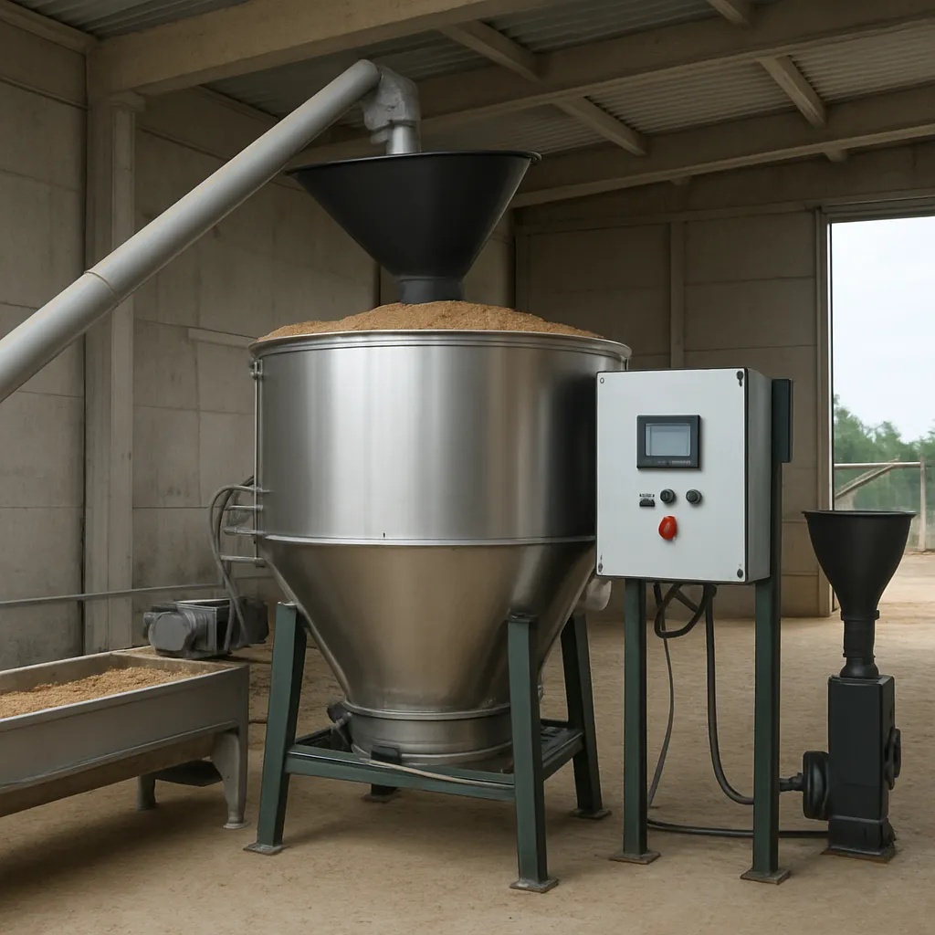 Automatyczne mieszalnie pasz w gospodarstwie