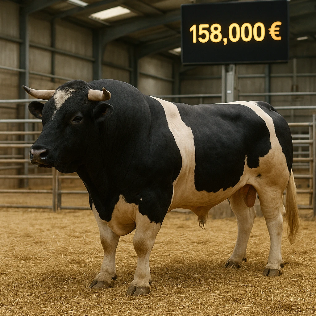 Rekordowa cena byka rozpłodowego w Europie