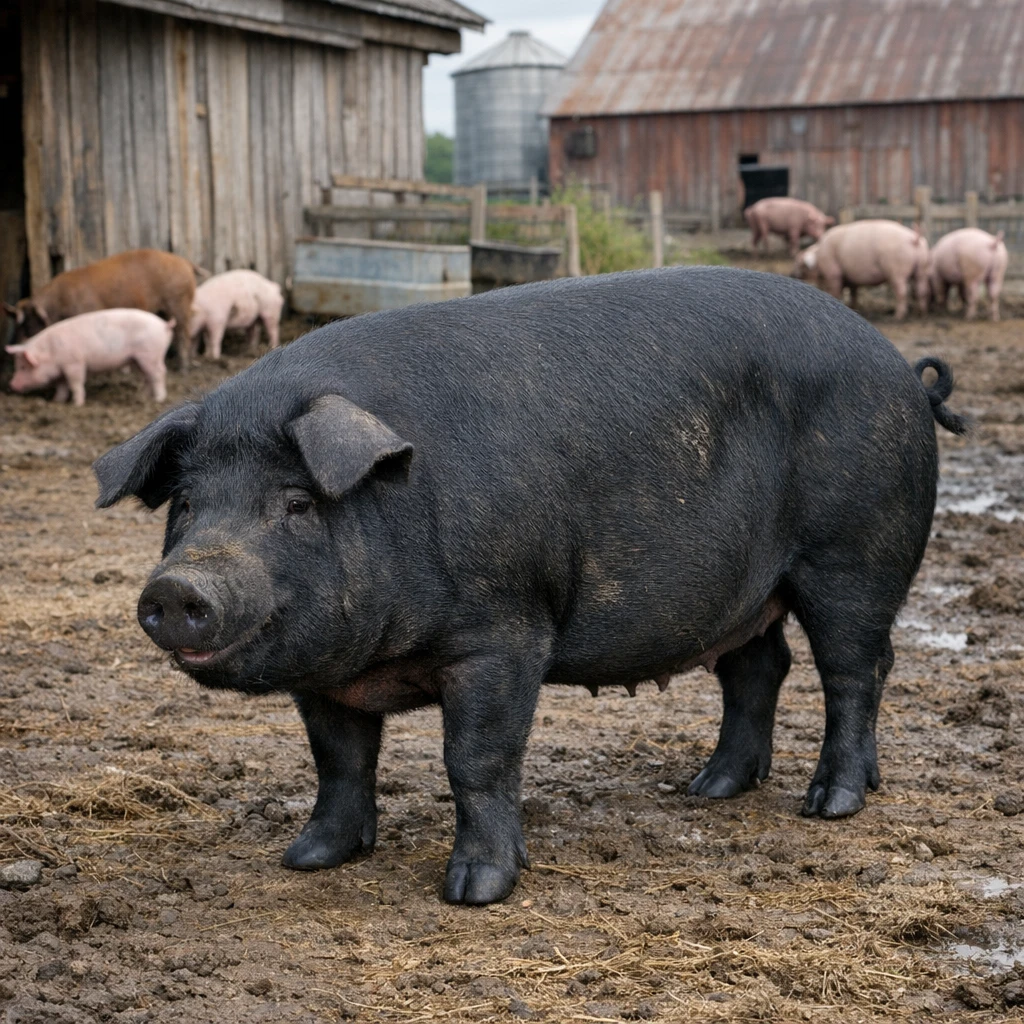 Mulefoot – Sus scrofa domesticus – trzoda chlewna