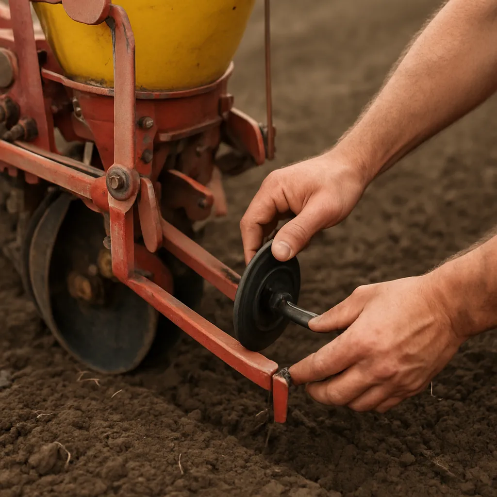 Jak ustawiać głębokość siewu