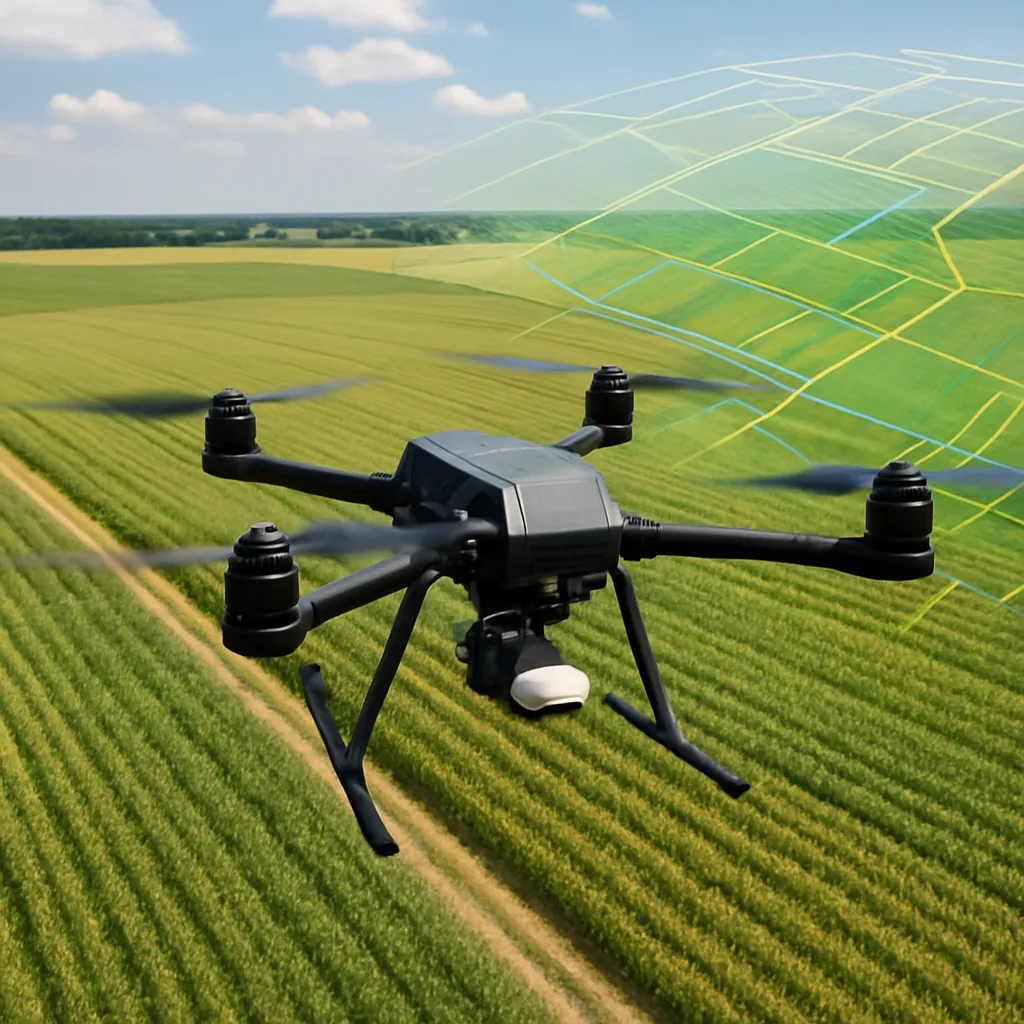 Integracja dronów z systemami GPS i mapami pól