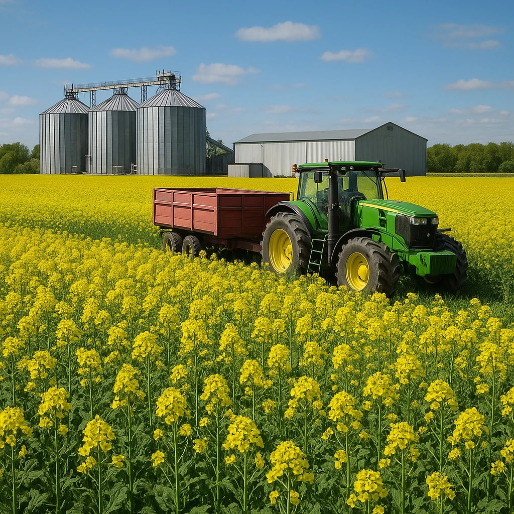 Rzepak w gospodarstwie nastawionym na eksport