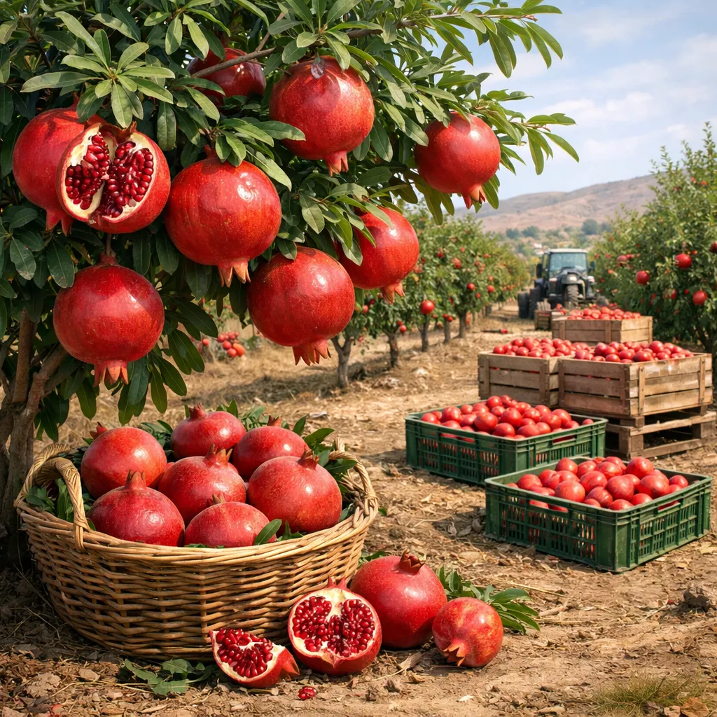 Granat właściwy – Punica granatum (roślina sadownicza)