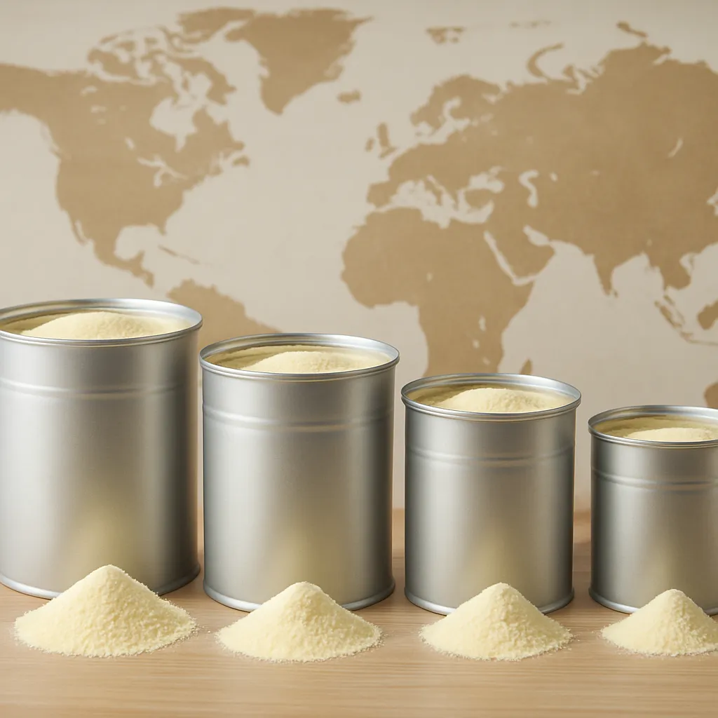 Najwięksi producenci mleka w proszku