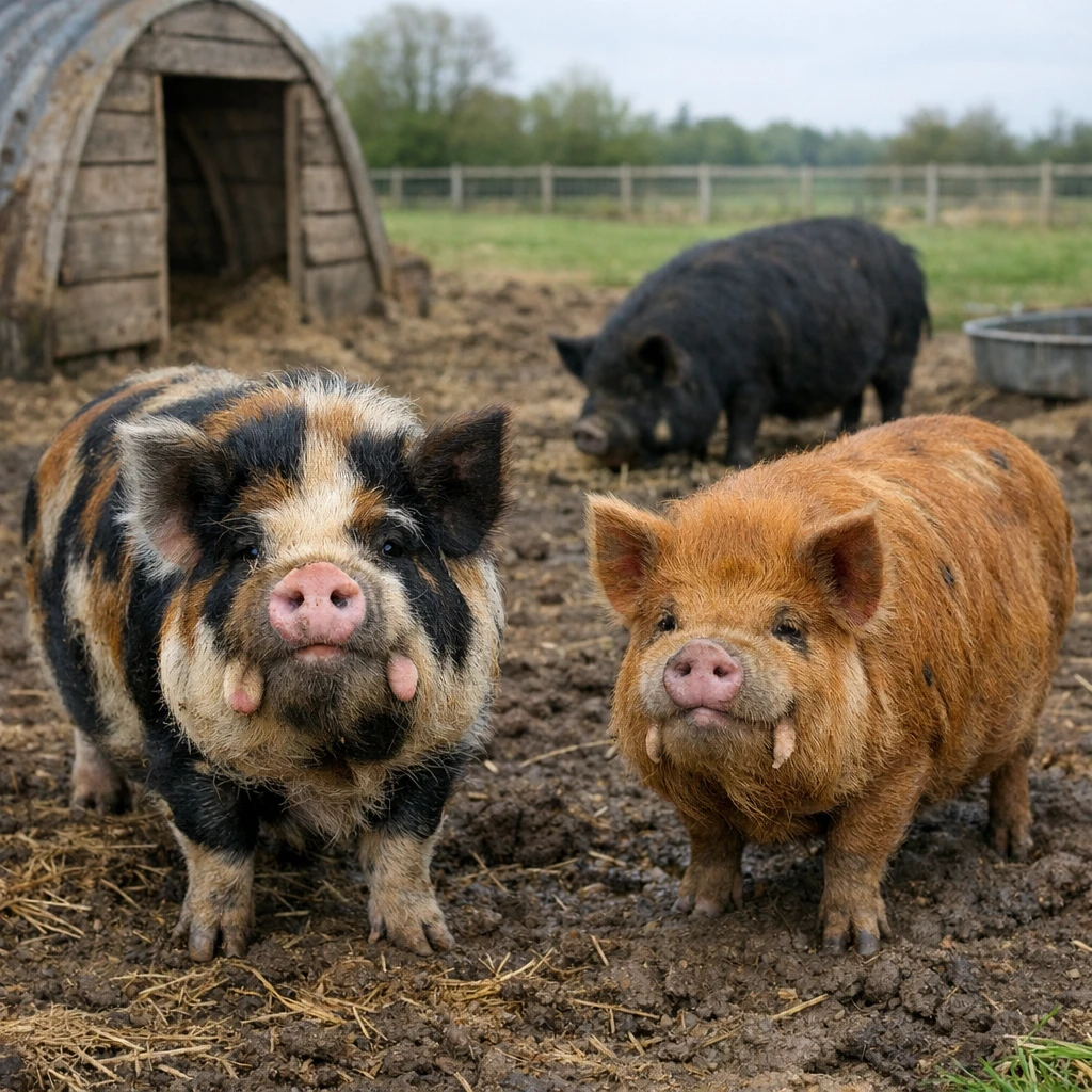 Kunekune – Sus scrofa domesticus – trzoda chlewna