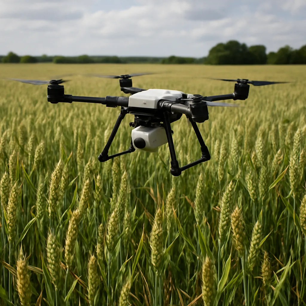 Jak dron pomaga wykrywać choroby grzybowe zbóż