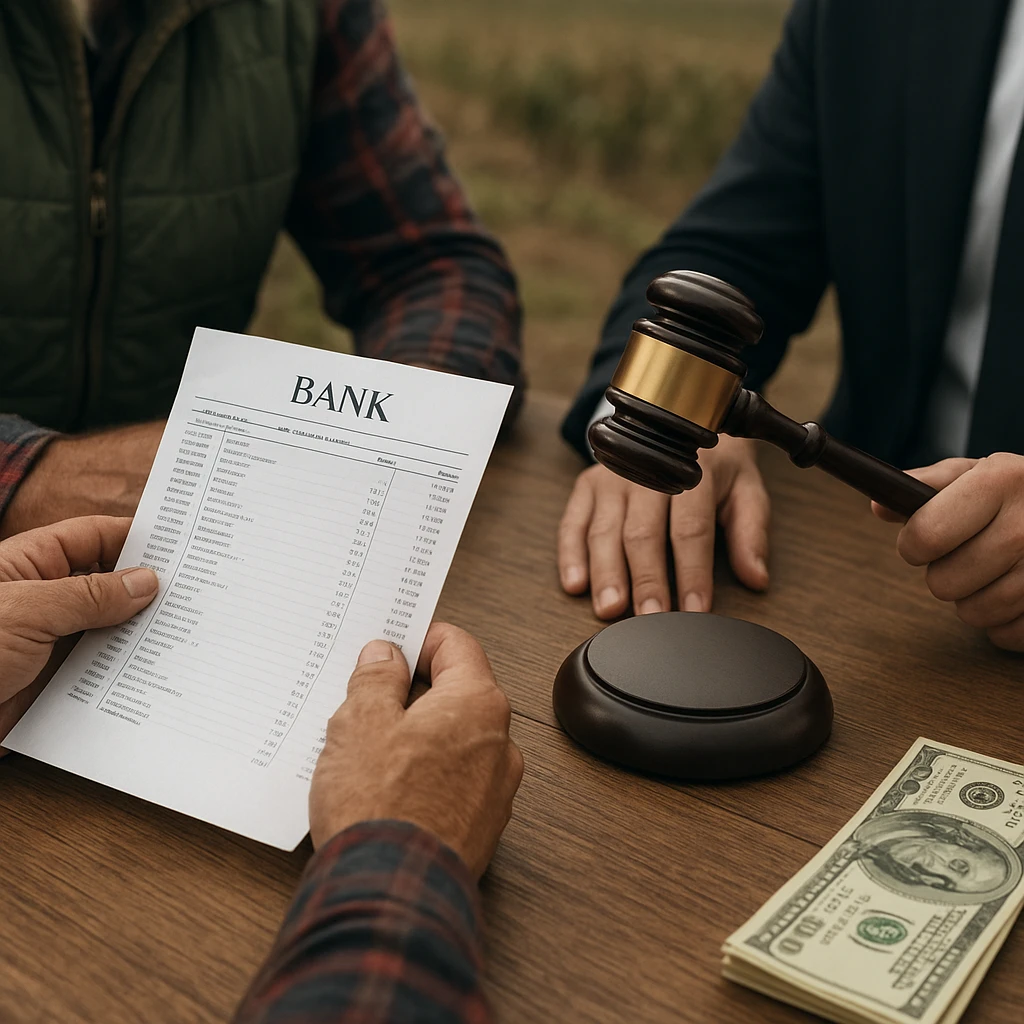 Zajęcie rachunku bankowego rolnika przez komornika – jakie środki są chronione