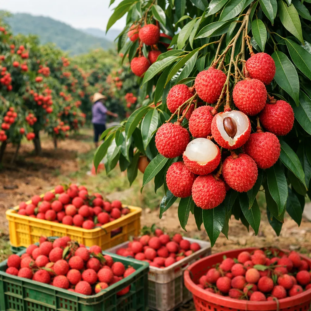 Liczi chińskie – Litchi chinensis (roślina sadownicza)