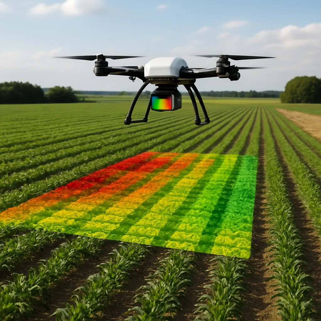 Mapowanie pól przy użyciu dronów multispektralnych