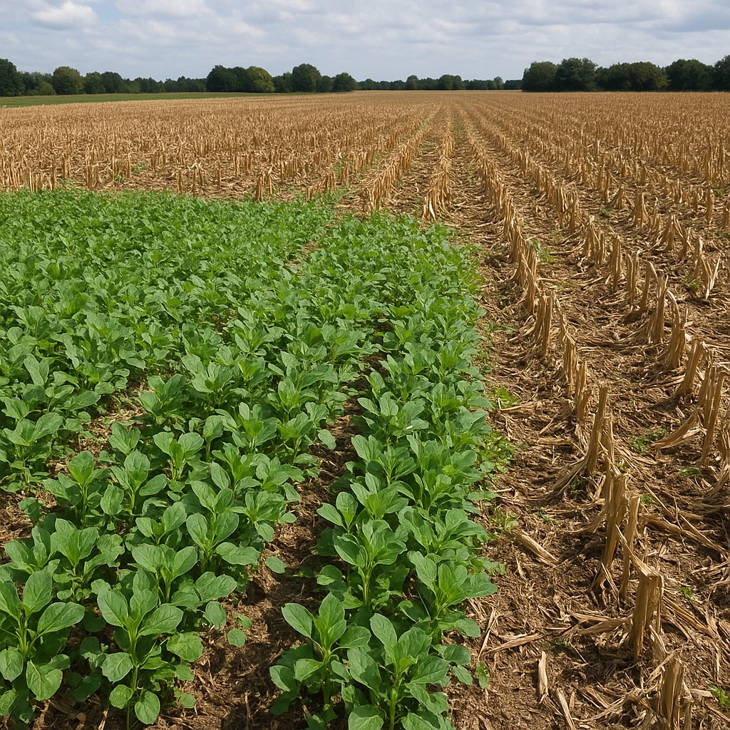 Poplony ścierniskowe jako element strategii nawożenia azotem