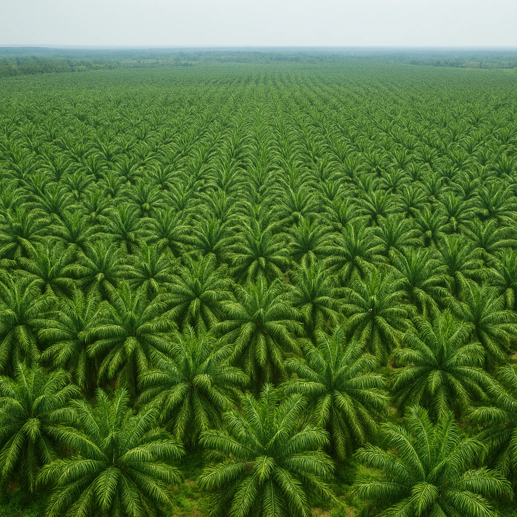 Największe plantacje palm olejowych
