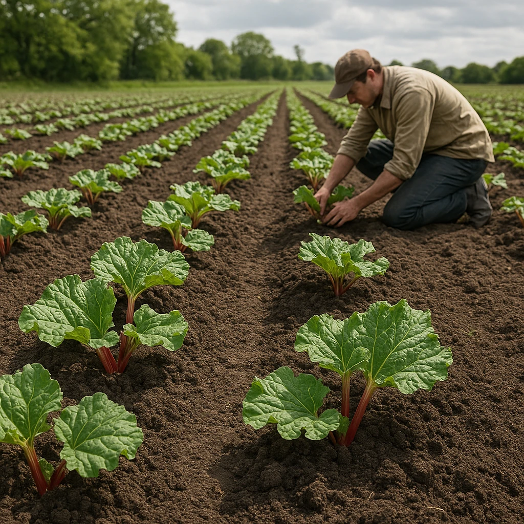 Uprawa rabarbaru – zakładanie plantacji wieloletniej