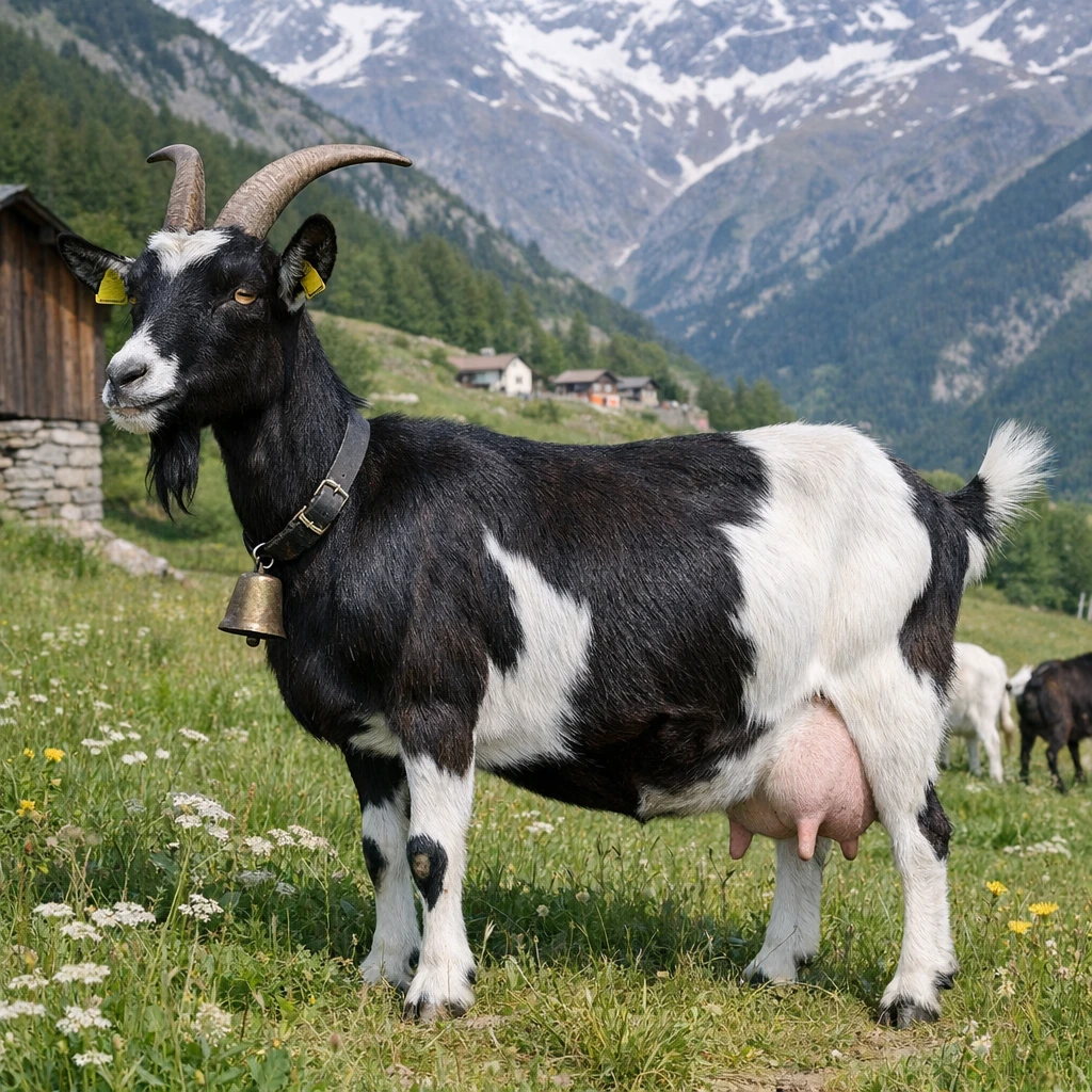 Frisa Valtellinese – Capra hircus – koza mleczna
