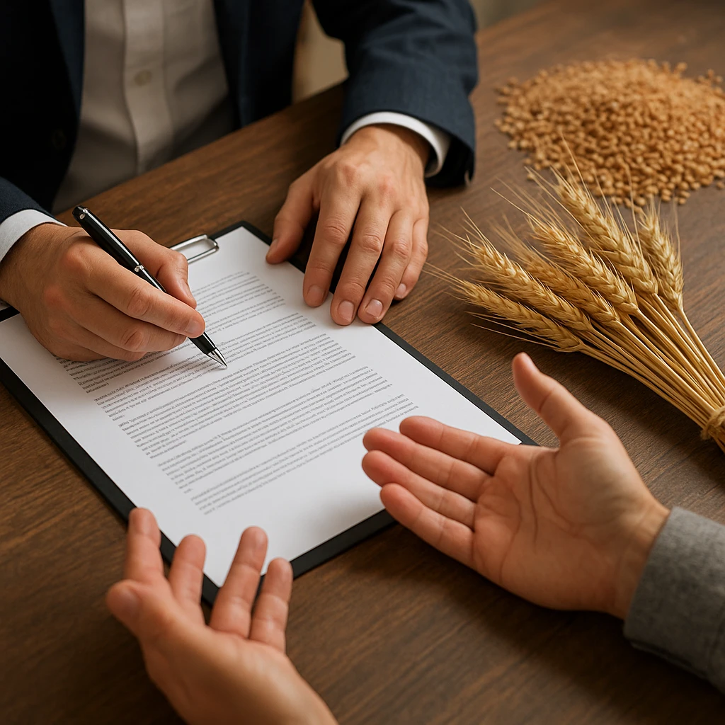 Umowa sprzedaży płodów rolnych a ryzyko niewypłacalności kontrahenta