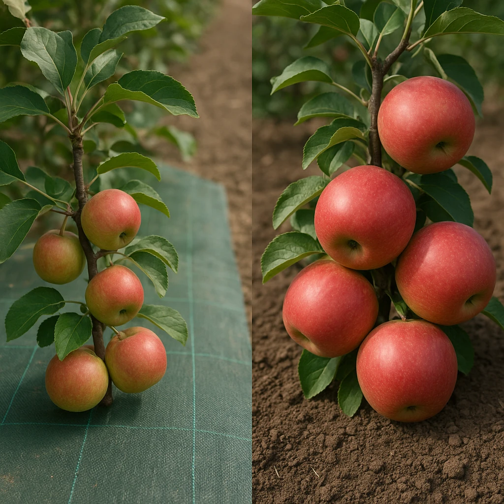 Wpływ podkładki na jakość i wielkość owoców