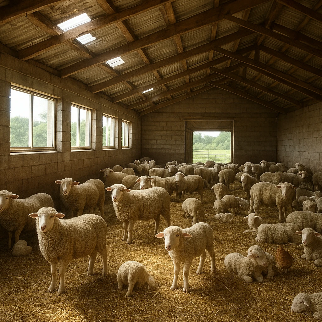 Wentylacja naturalna w owczarni – jak ją usprawnić?