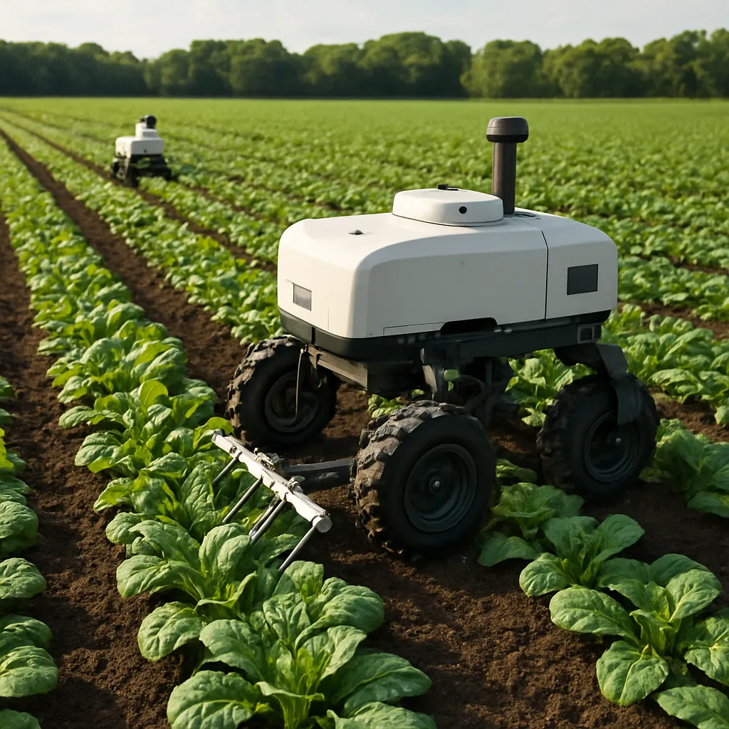 Roboty w uprawach ekologicznych