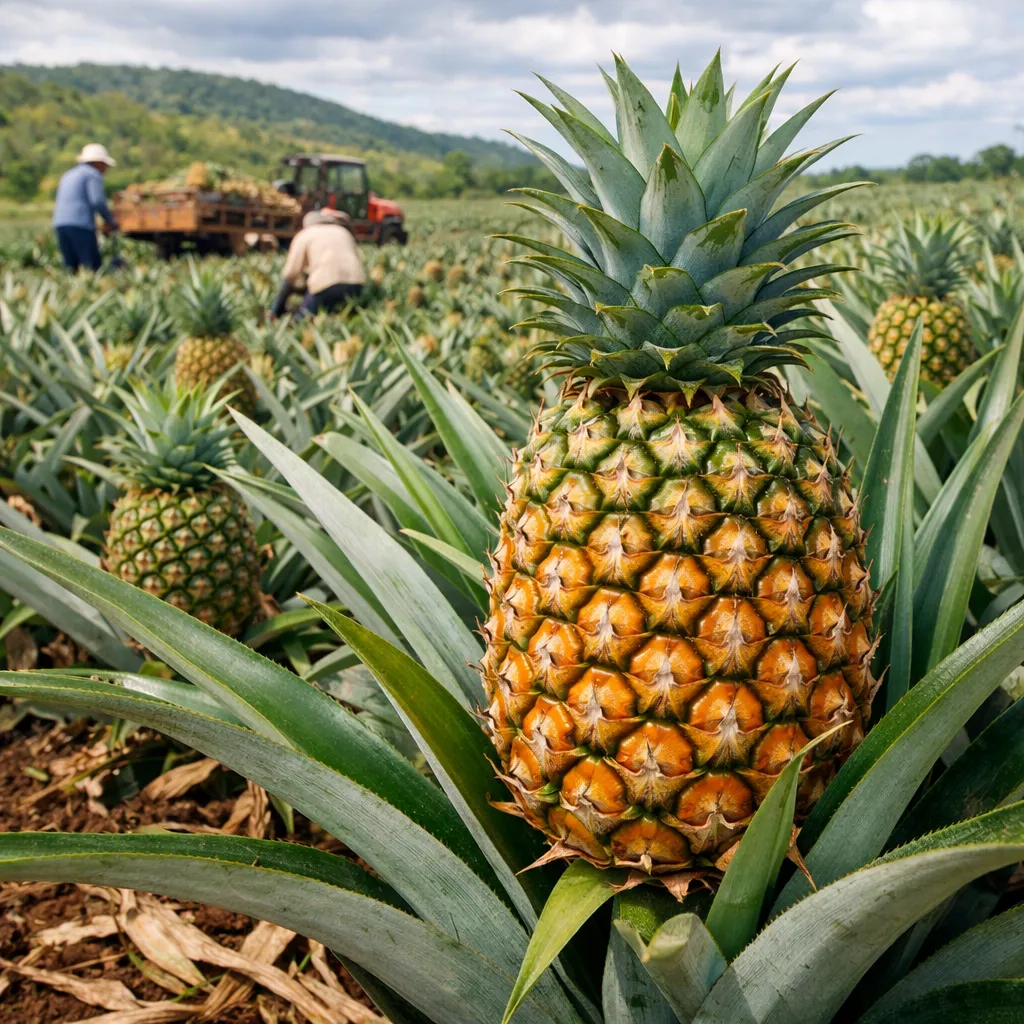 Ananas jadalny – Ananas comosus (roślina sadownicza)