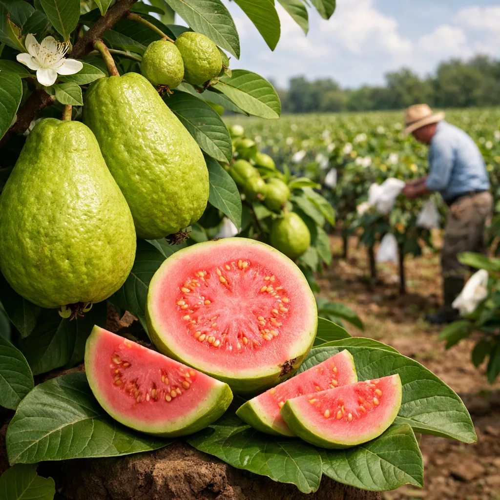 Guawa pospolita – Psidium guajava (roślina sadownicza)