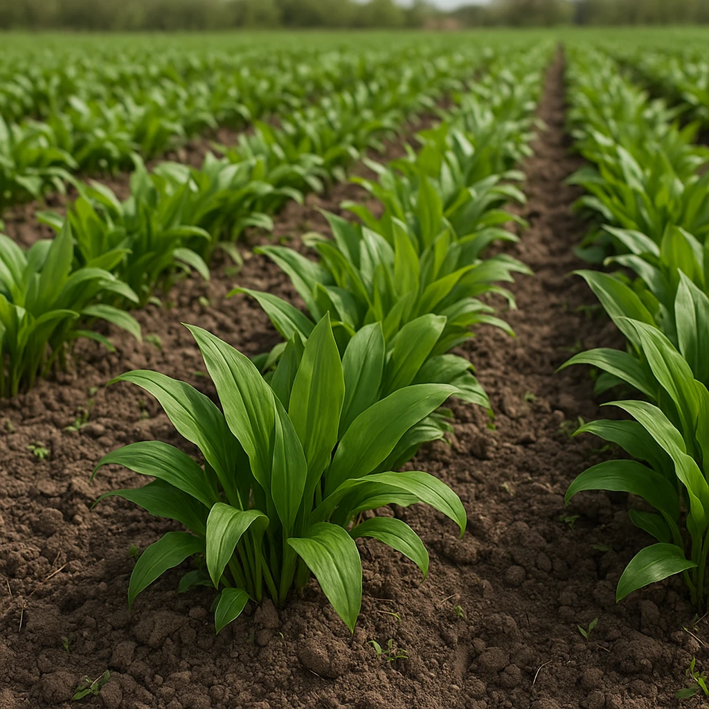 Uprawa czosnku niedźwiedziego w warunkach polowych