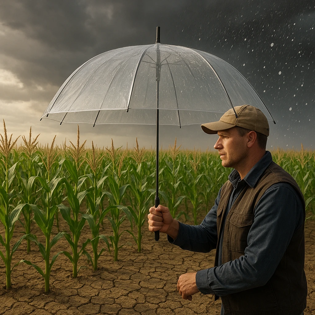 Ubezpieczenie plantacji kukurydzy od suszy i gradu