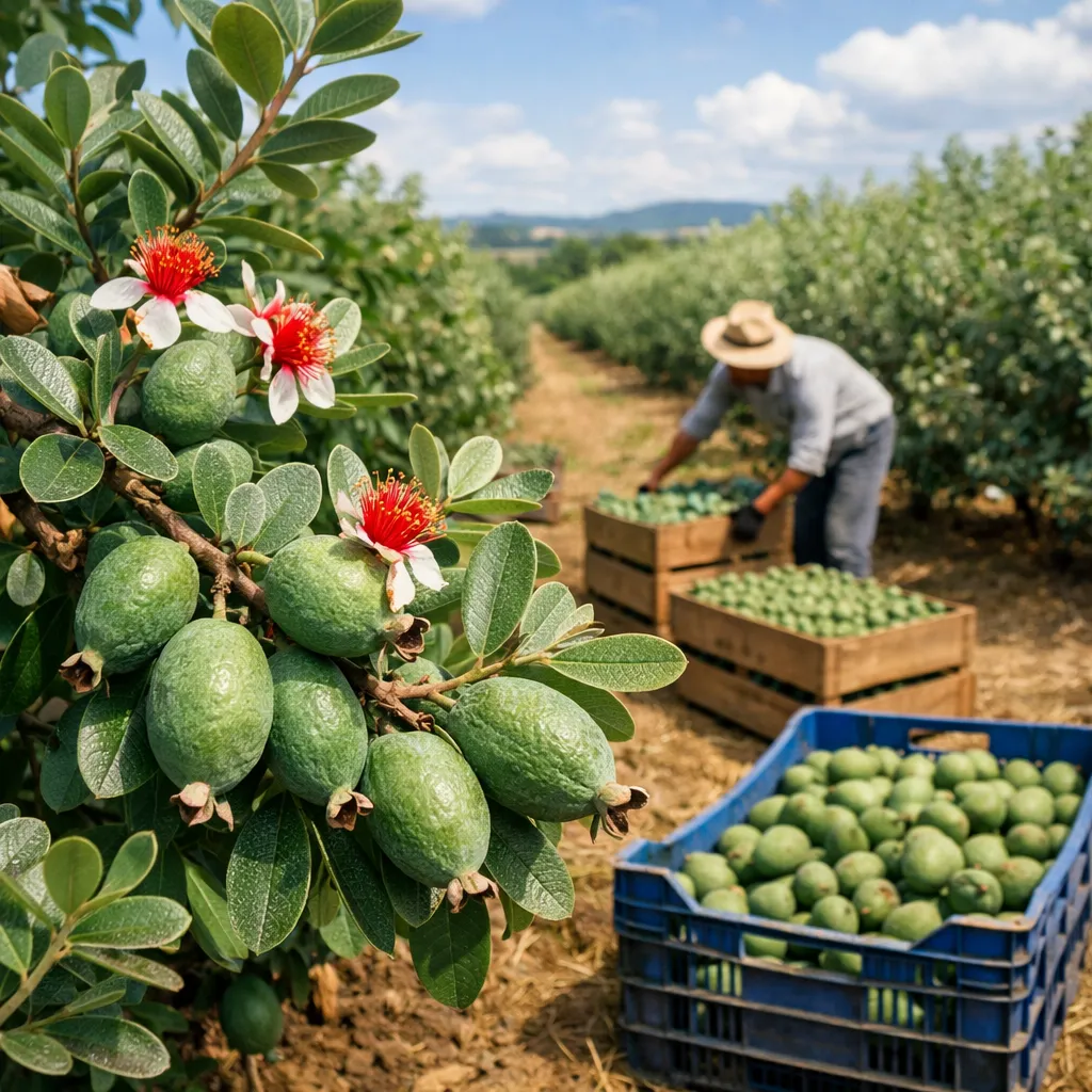 Feijoa – Acca sellowiana (roślina sadownicza)