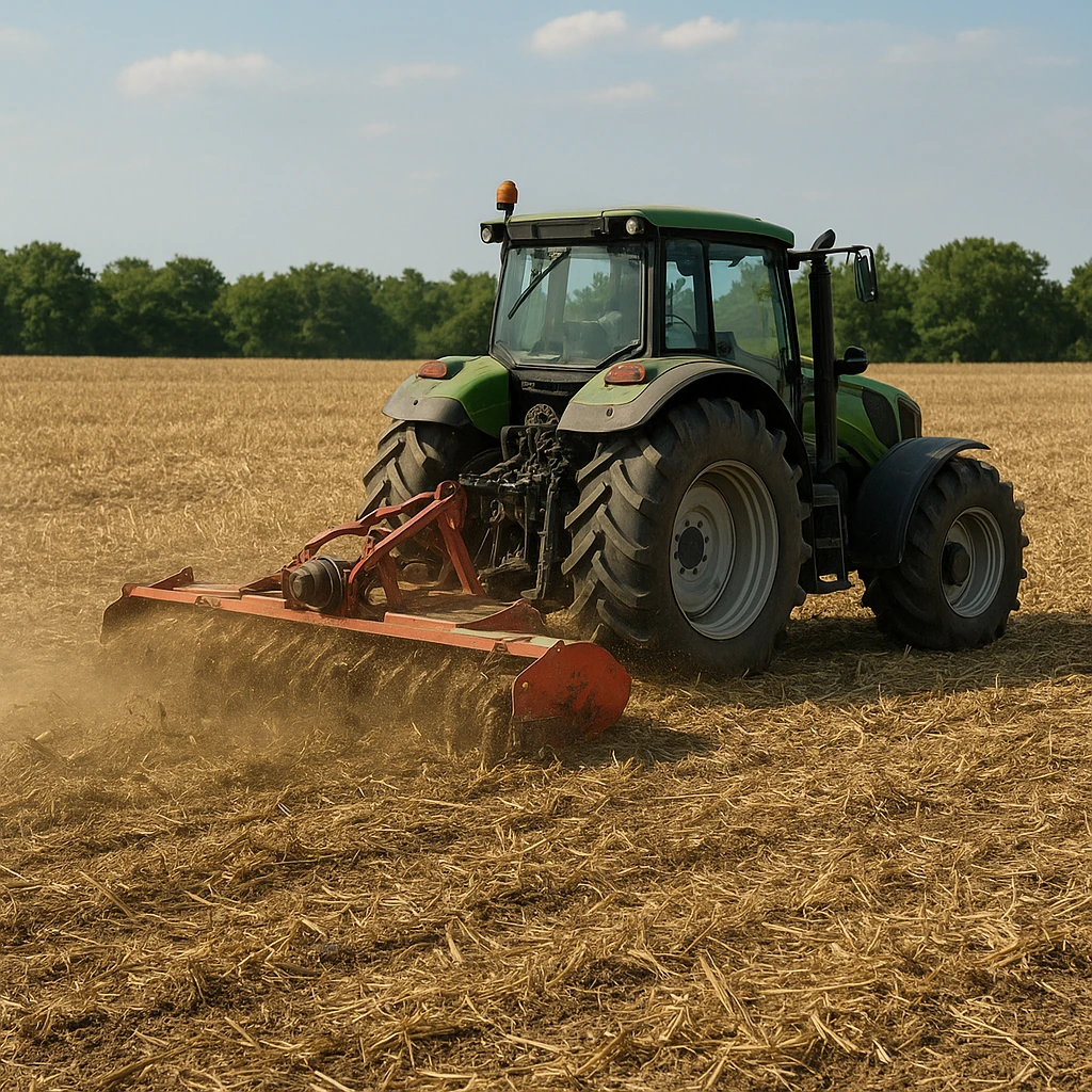 Mulczowanie resztek pożniwnych w praktyce