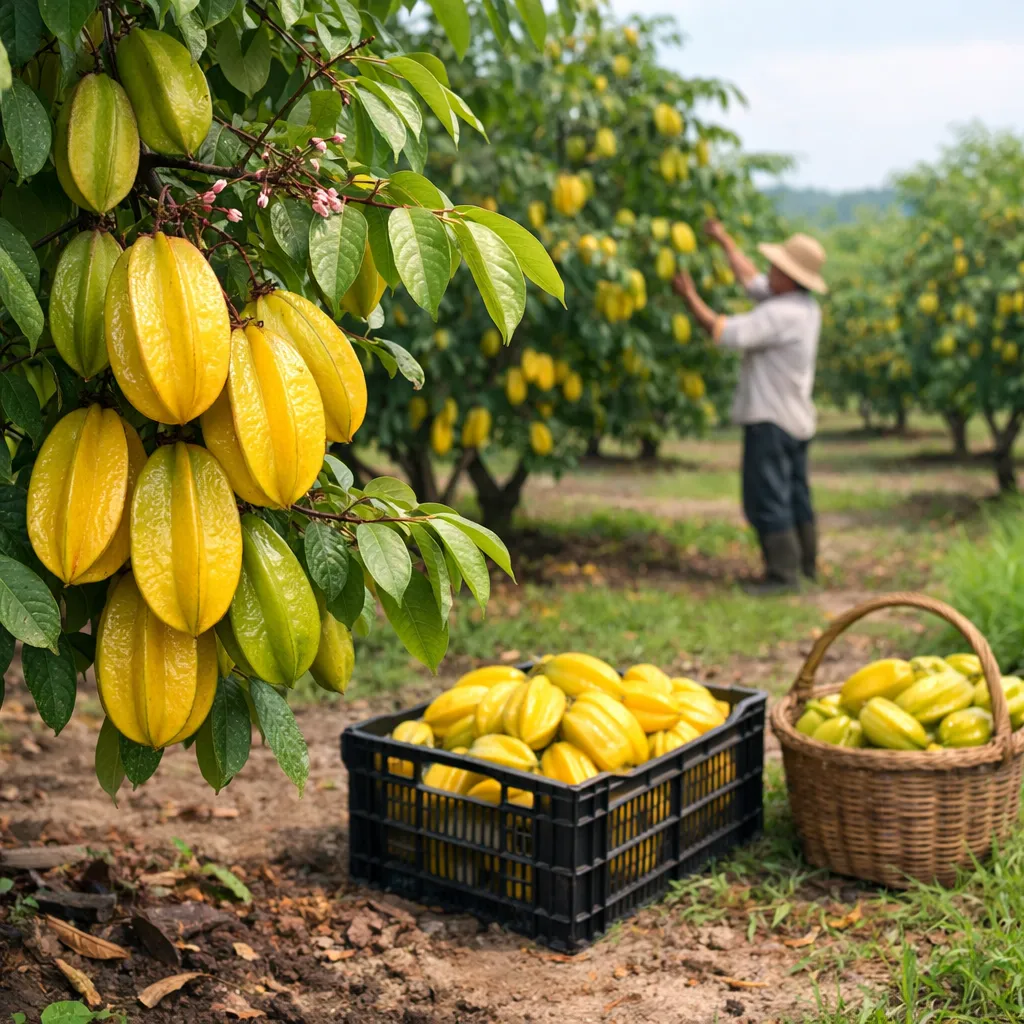Karambola – Averrhoa carambola (roślina sadownicza)