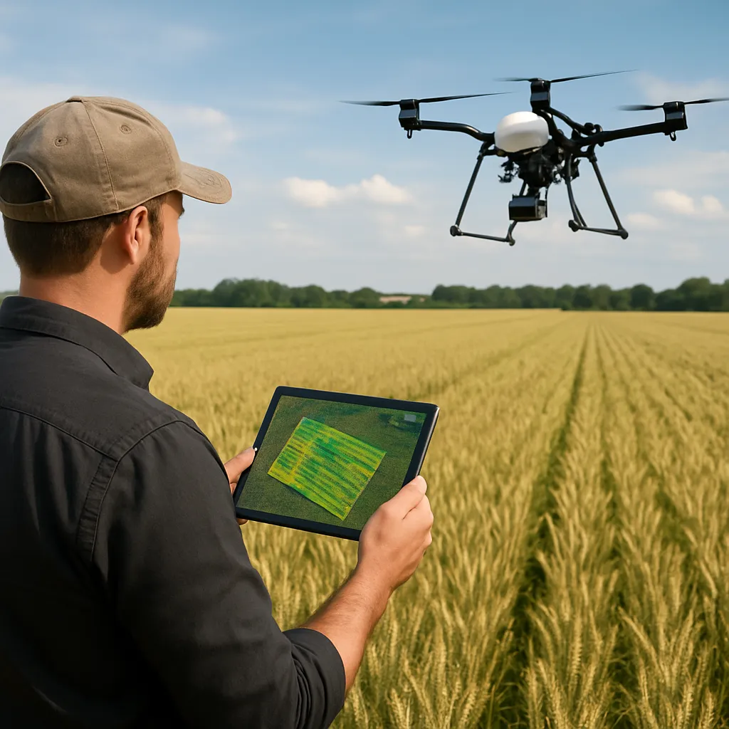 Jak zwiększyć plon pszenicy dzięki analizie danych z drona