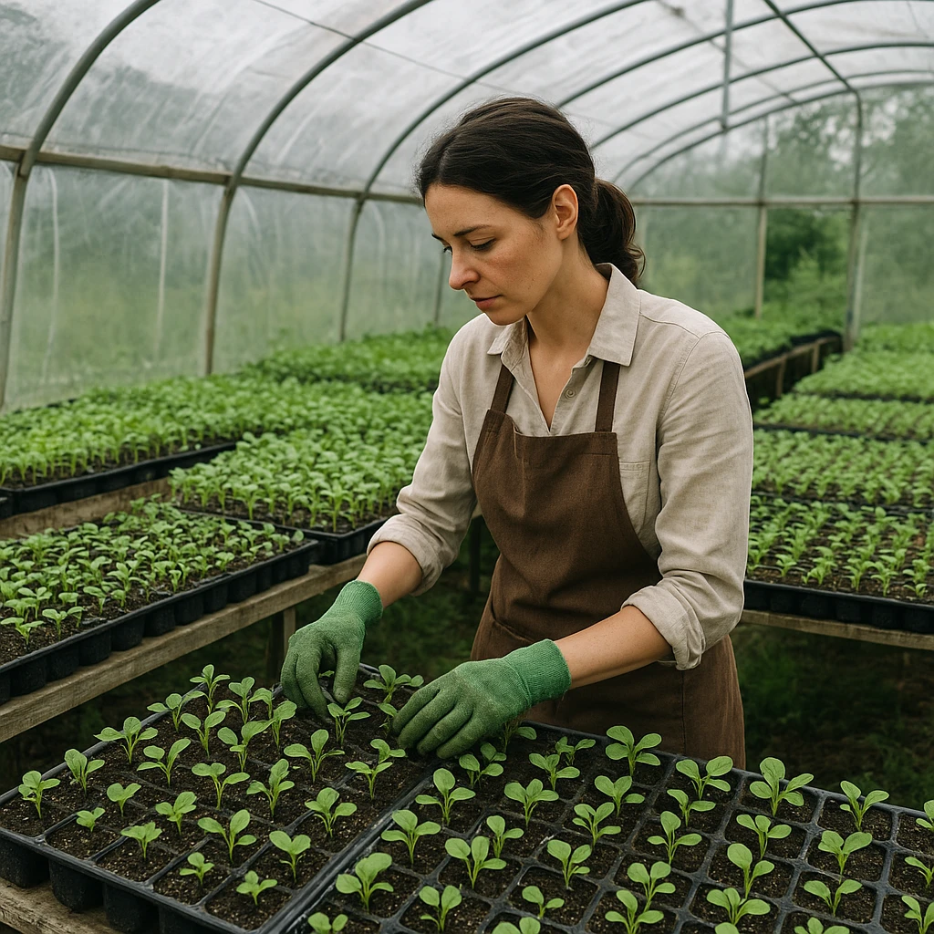 Produkcja rozsady warzyw w gospodarstwie ekologicznym