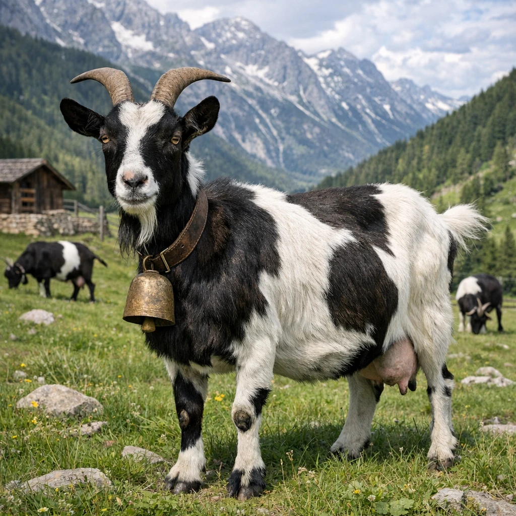 Pezzata Mòchena – Capra hircus – koza ogólnoużytkowa