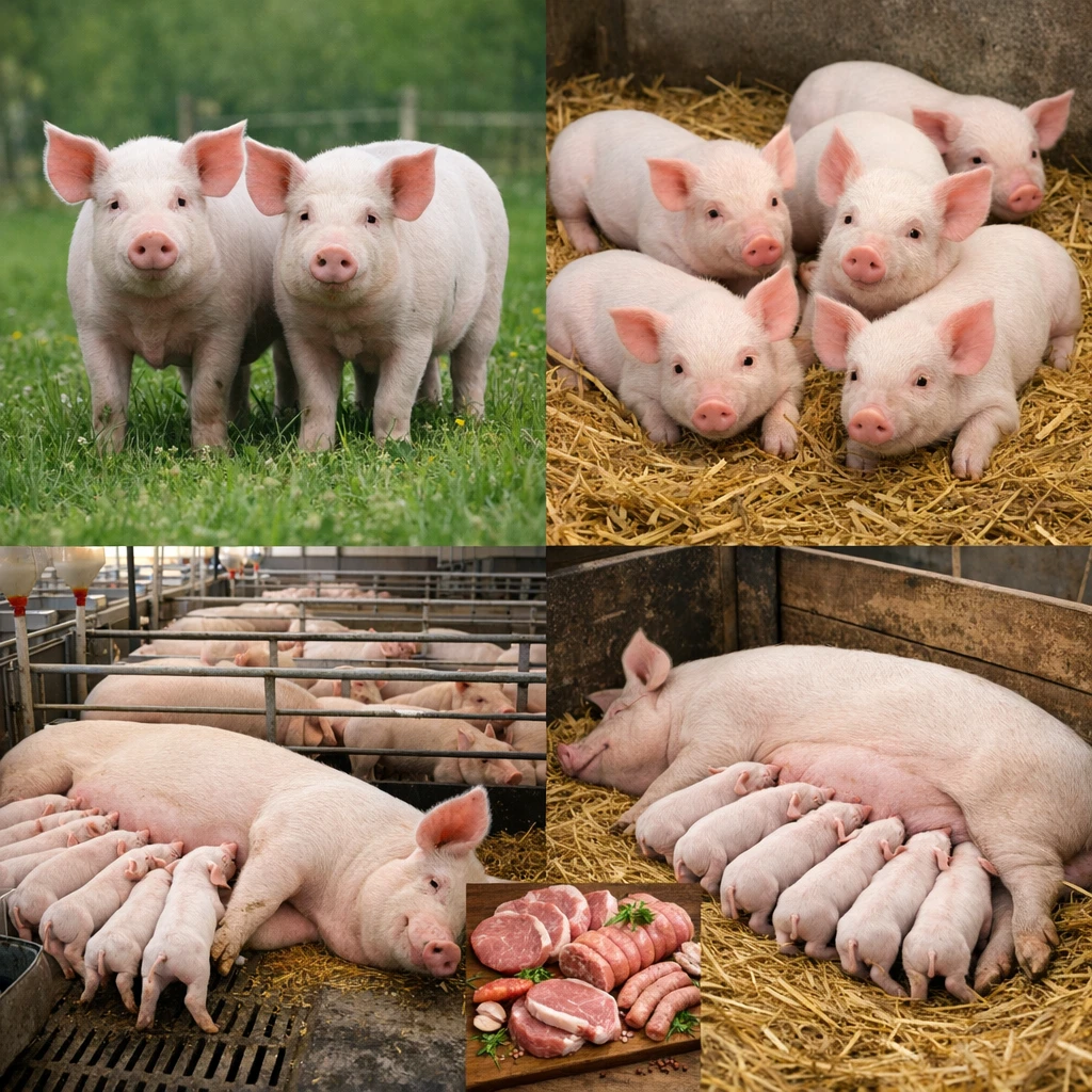 Small White – Sus scrofa domesticus – trzoda chlewna